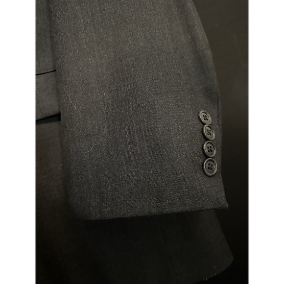 Stafford Men's Gray 2PC Suit 43R Blazer & 38x30 Slacks | Gray Sport Coat Set - Picture 2 of 12